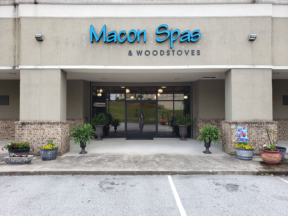 Macon Spas Store front Showroom