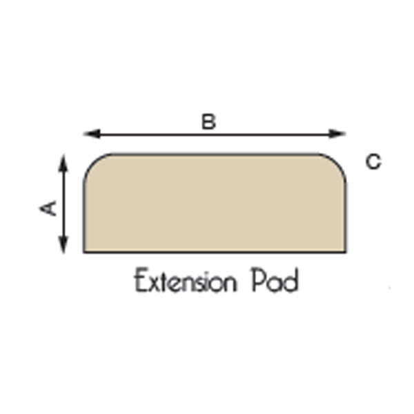 Steel Extension Pad