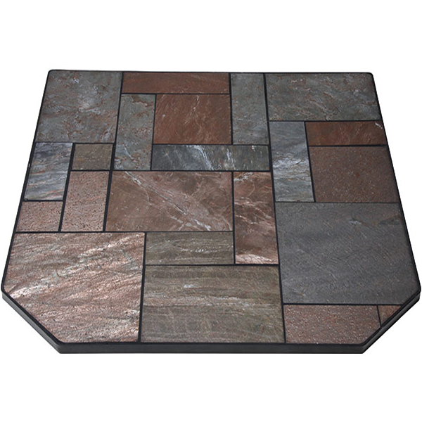 Hearth Pad Random Square Cut Styling